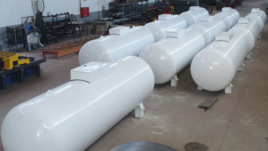 LPG storage tank